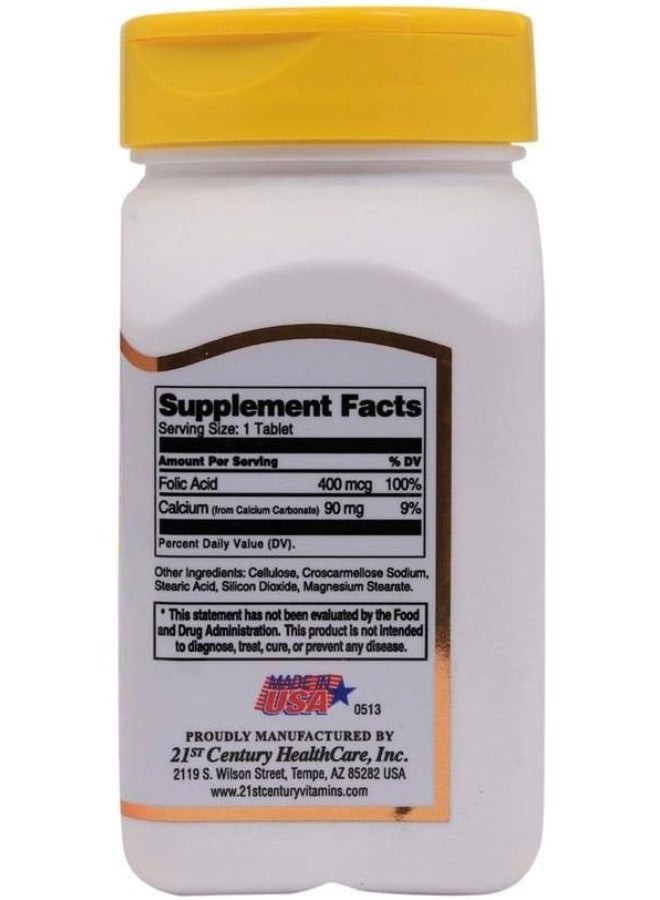 21st Century Folic Acid 400 mcg - 250 Tablets - Image 2